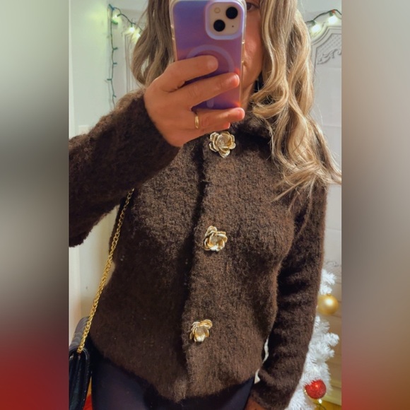 NWT ZARA 2025 collection FAUX FUR KNIT CARDIGAN FLOWER SIZE S
🚨FINAL PRICE - Picture 4 of 17